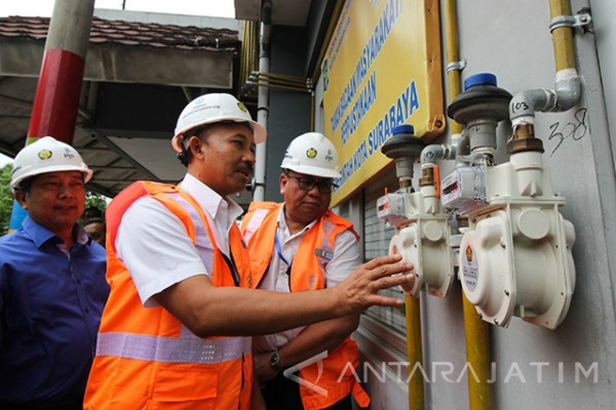 24 Ribu Rumah Tangga di Surabaya Sudah Gunakan Jaringan Gas Bumi