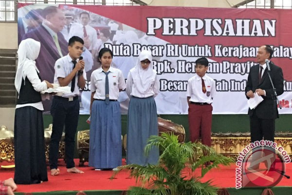 Sekolah Indonesia Kuala Lumpur perpisahan dengan Dubes Herman