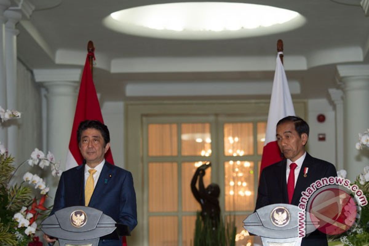 Presiden Jokowi terima PM Jepang Shinzo Abe