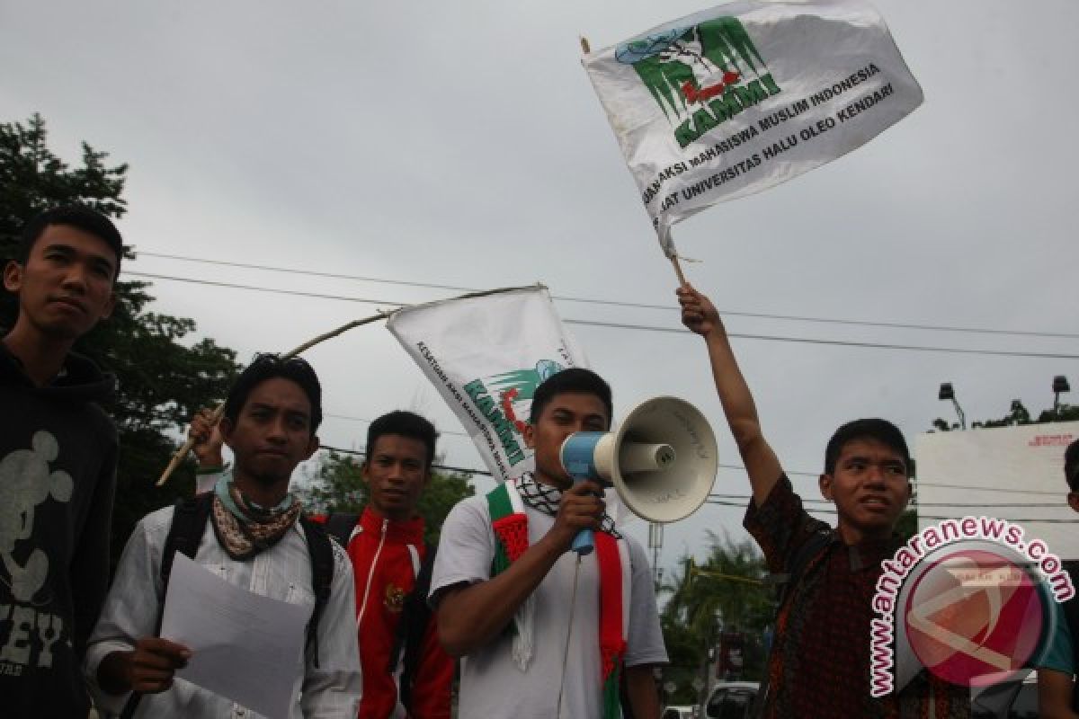 KAMMI Sultra Unjukrasa Sampaikan Pernyataan Sikap 