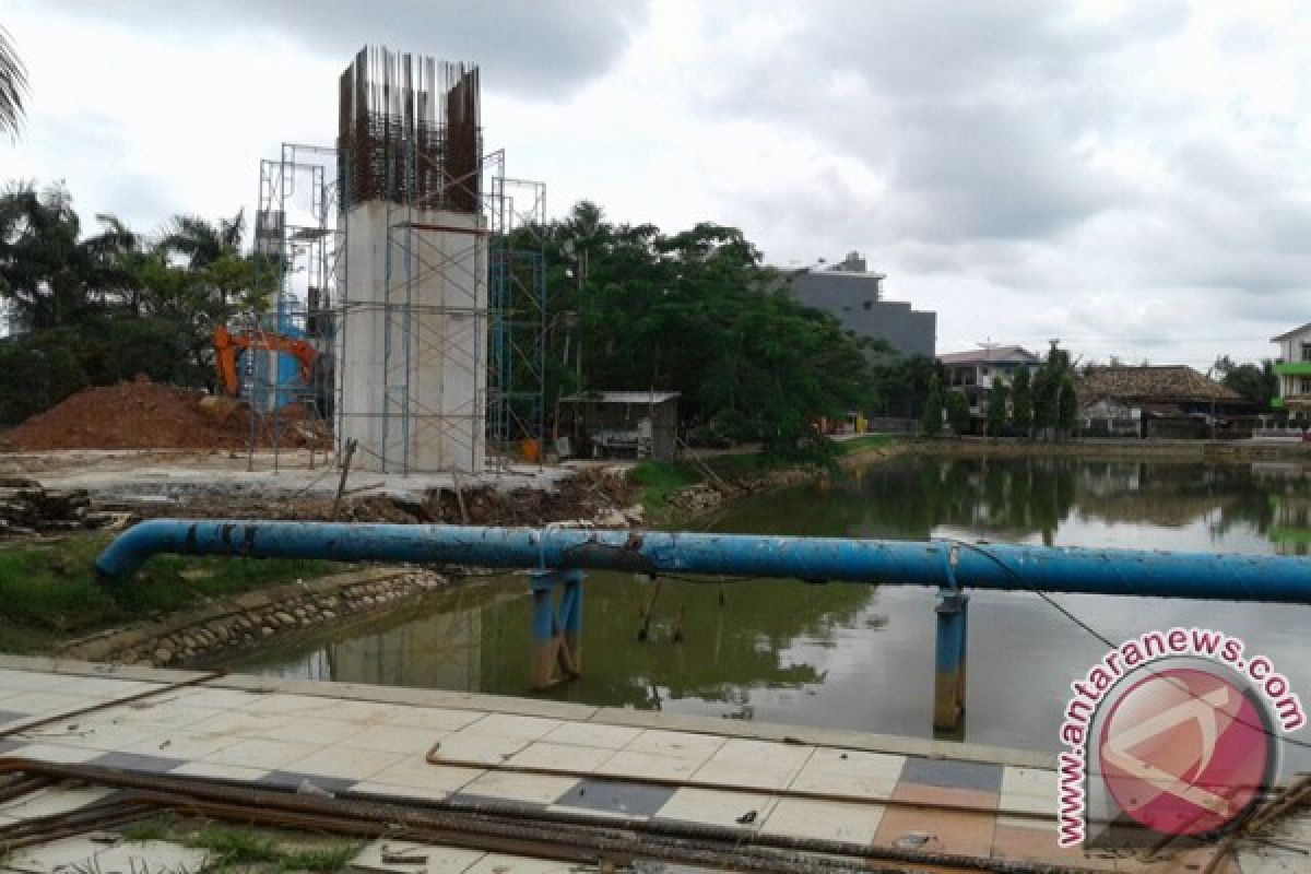 Atasi banjir, Pemkot Palembang tambah satu unit kolam retensi