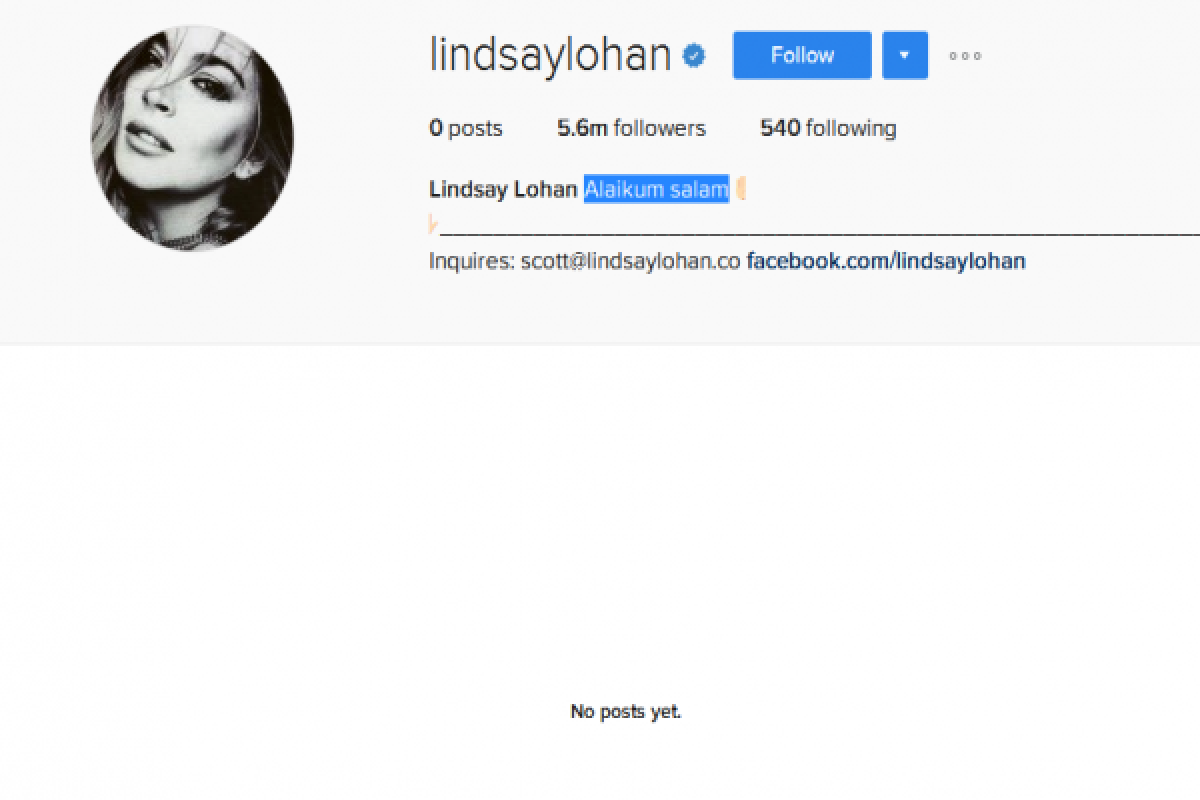 Lindsay Lohan jadi mualaf?