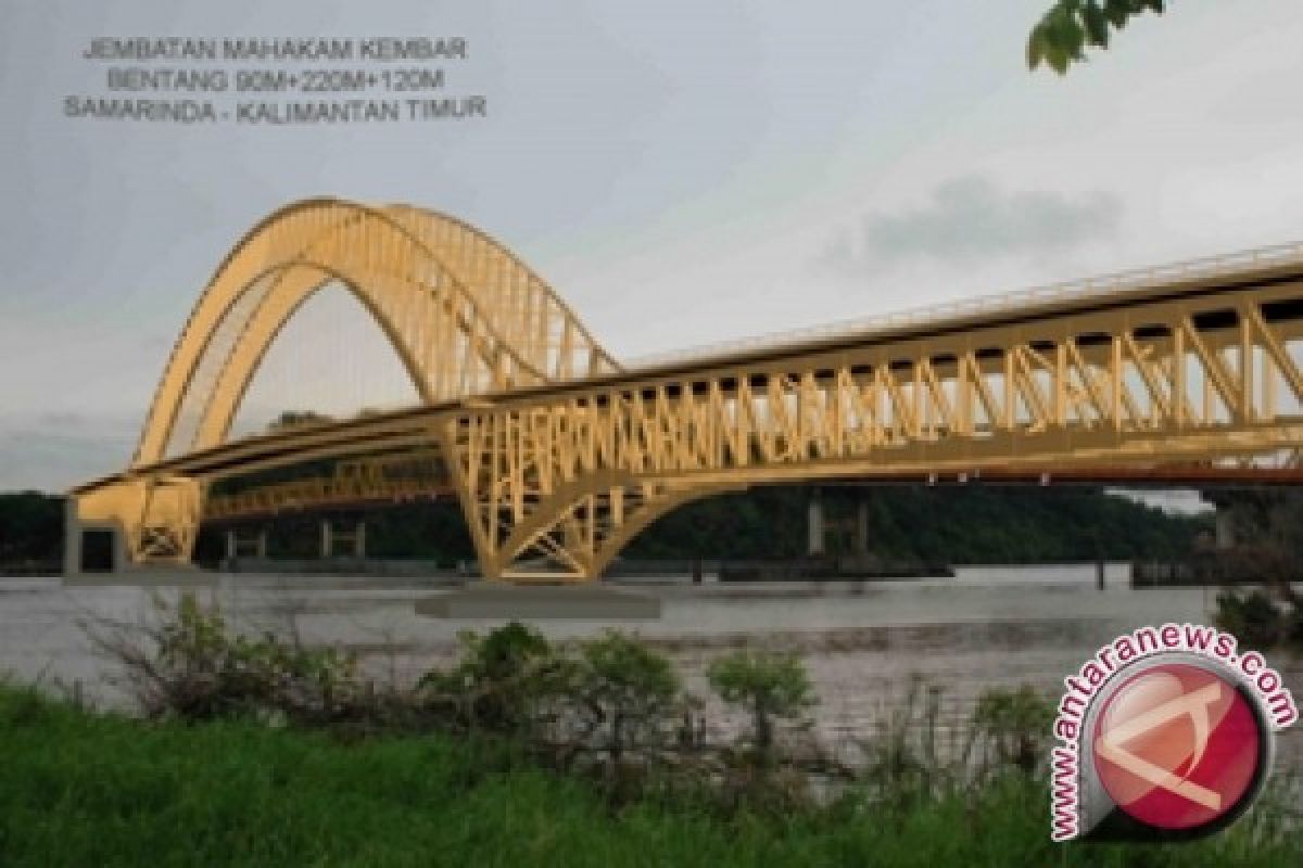 Jembatan Kembar Samarinda Ditargetkan Rampung Awal 2018 