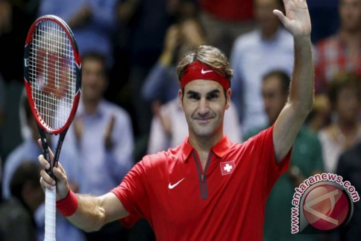 Federer taklukkan Zverev untuk mencapai perempat final Halle