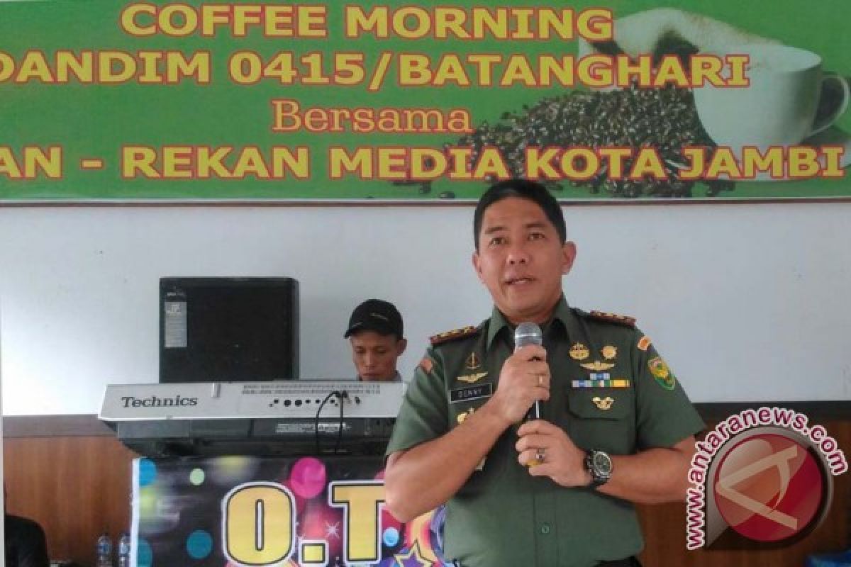 Dandim: Media di Jambi harus jadi filter informasi 