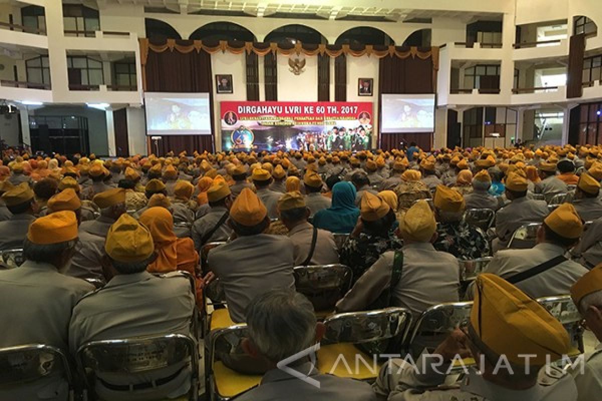 LVRI Jatim:  Generasi Muda  Harus Tetap Jaga NKRI (Video)