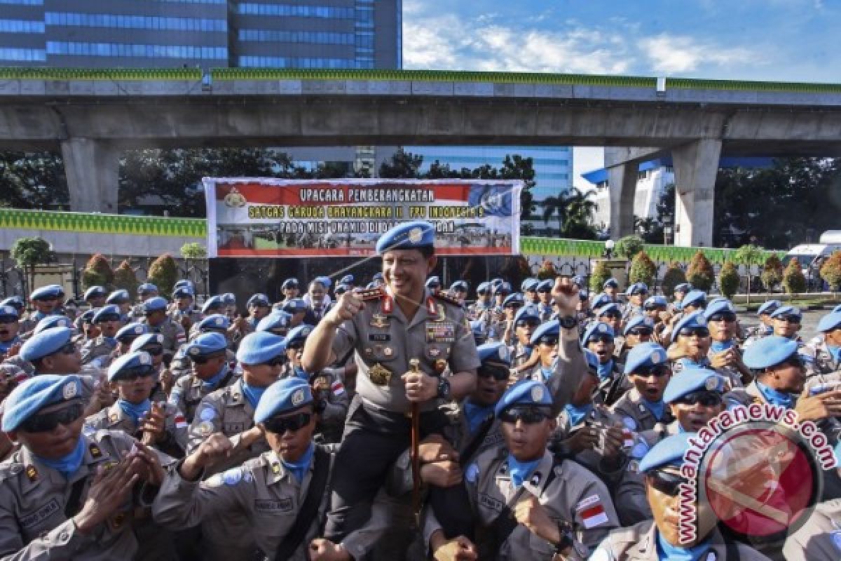 Kapolri Pimpin Pelepasan Pasukan Perdamaian FPU IX