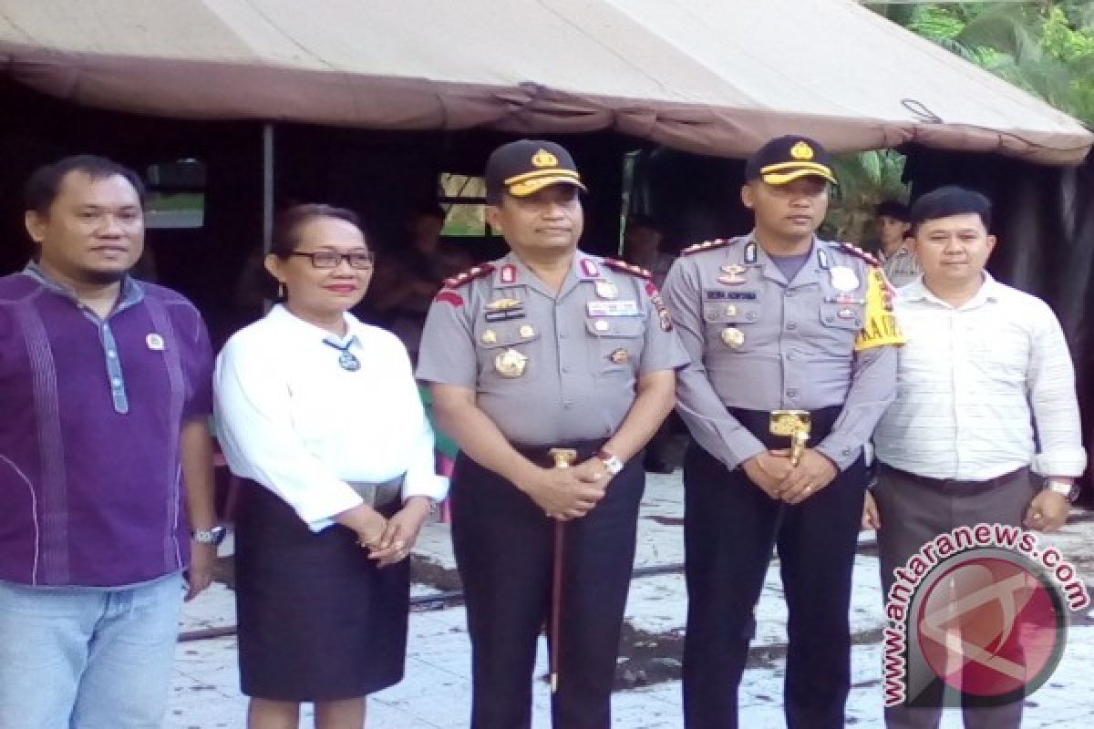 Kapolda Sulut kunjungi Panwas dan KPU Sangihe