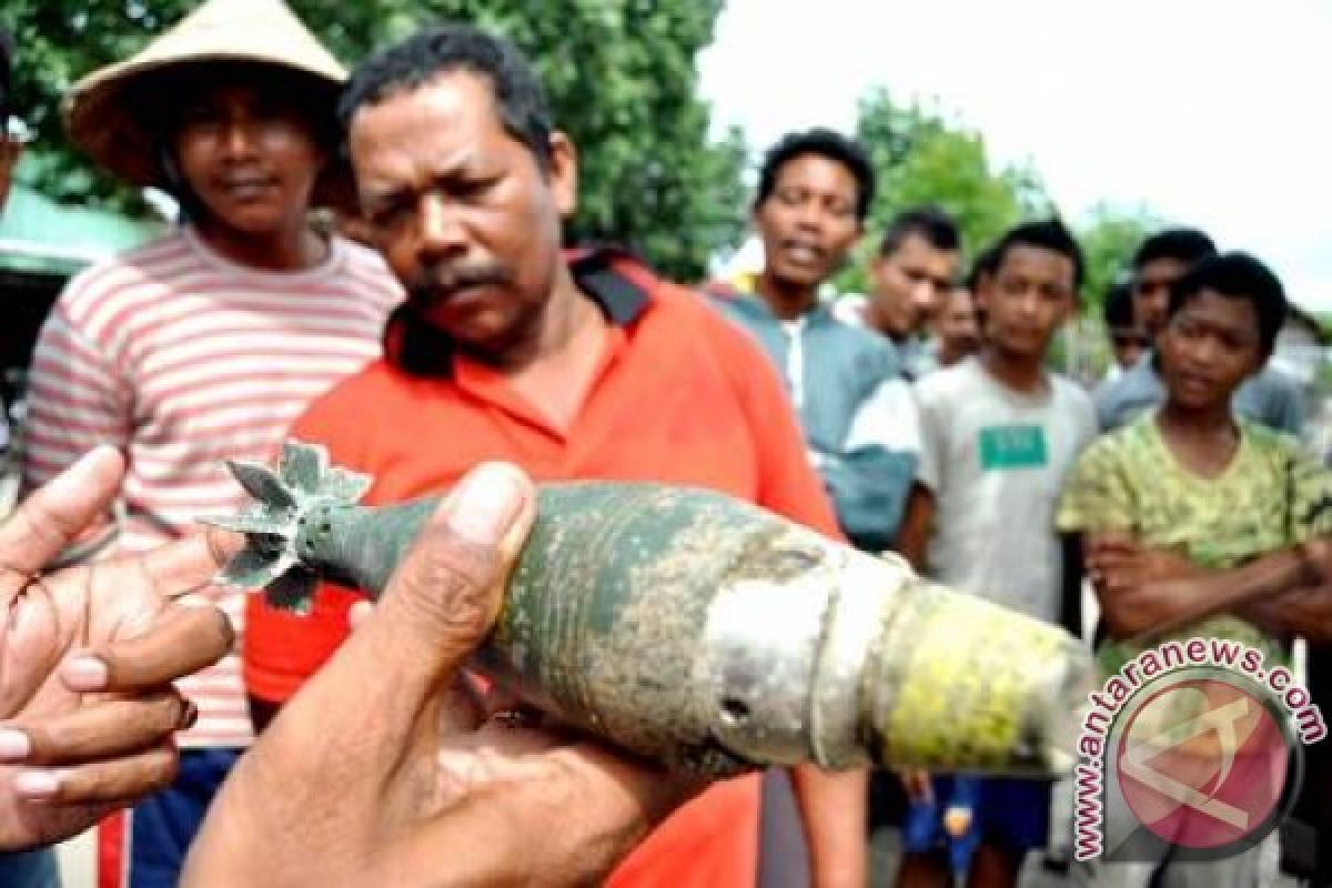 Nelayan di Aceh Utara temukan mortir