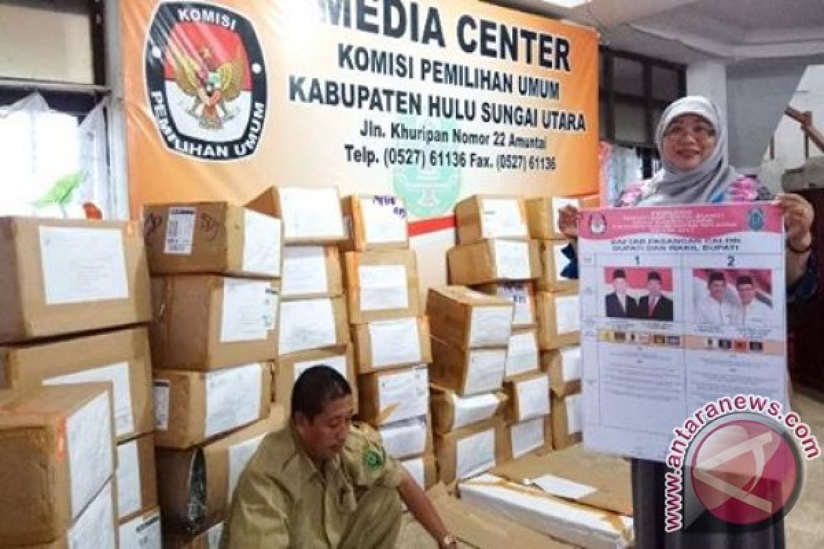 KPUD HSU Terima 164.925 Kertas Surat Suara