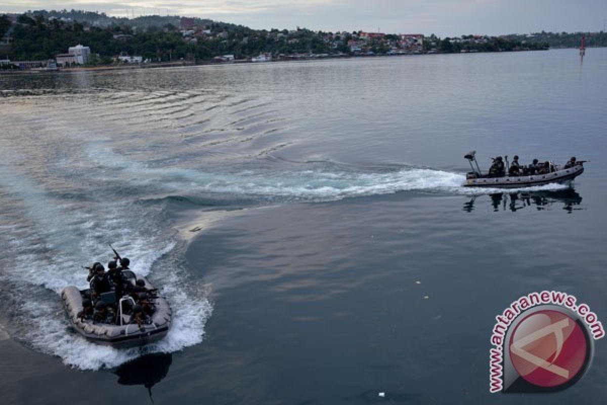 Lantamal Padang gelar simulasi pembebasan sandera