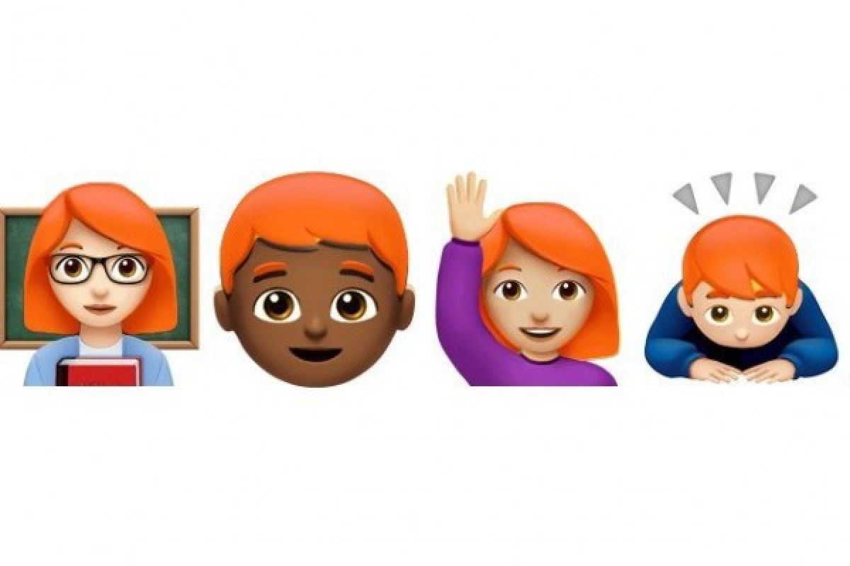 Emoji si rambut merah akan hadir?