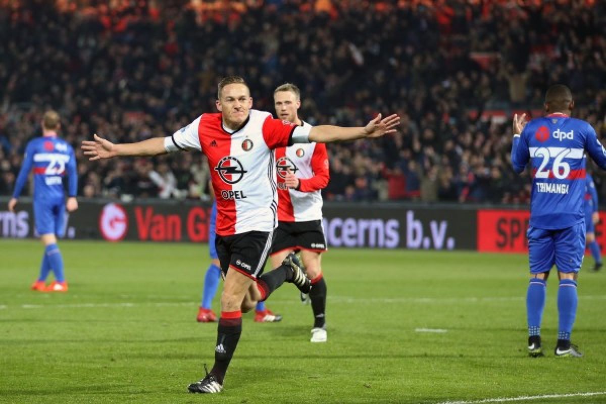 Jens Toornstra menangkan Feyenoord 1-0 atas Willem
