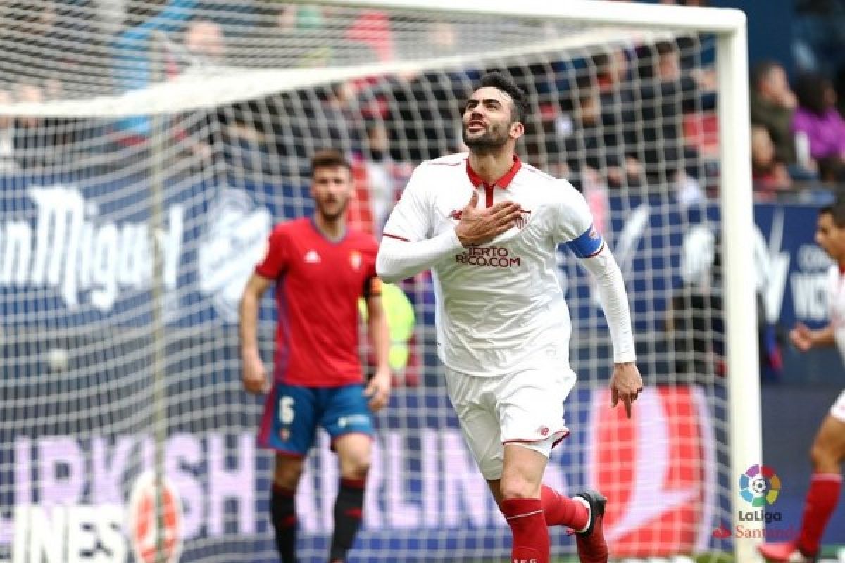 Dua kali tertinggal, Sevilla bekuk Osasuna 4-3