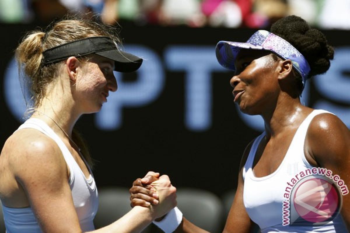 Venus ke perempat final Australia setelah kalahkan Barther