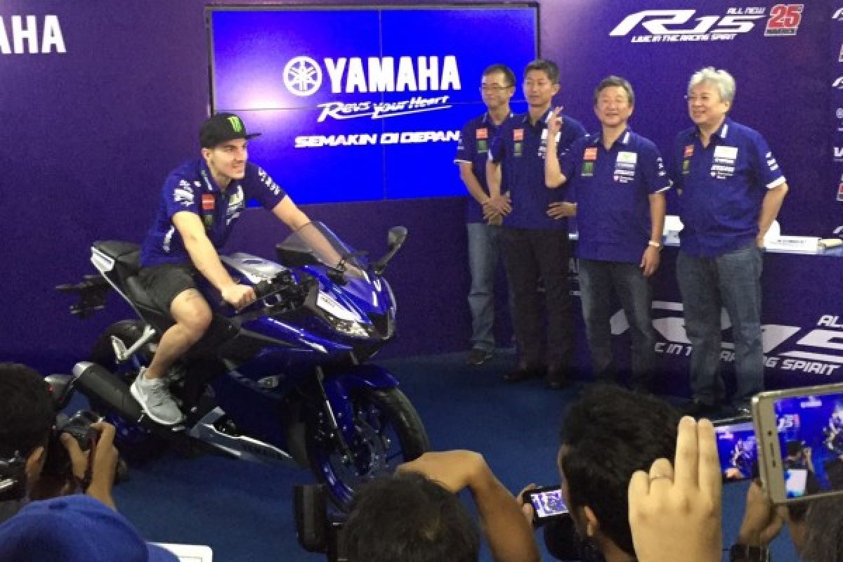 Yamaha perkenalkan All New R15 bersama Maverick Vinales
