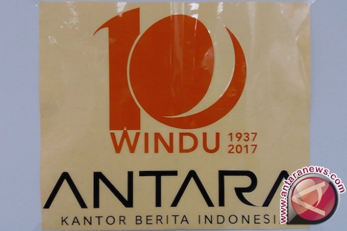 Stiker logo 10 Windu ANTARA diluncurkan