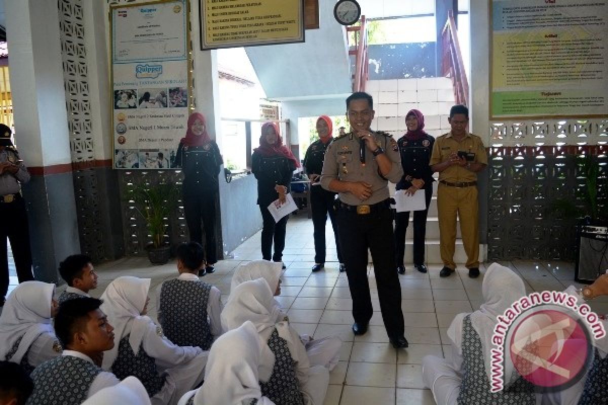 Wow! Aplikasi Go Sigap Polres Ini Disosialisasikan Ke Pelajar 