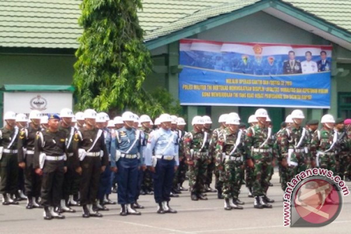 Kasdam Pimpin Upacara Pembukaan Operasi Gaktib-Yustisi 2017