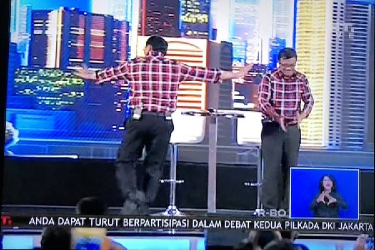 Gaya Ahok â€œmeleraiâ€ bagian debat favorit Once