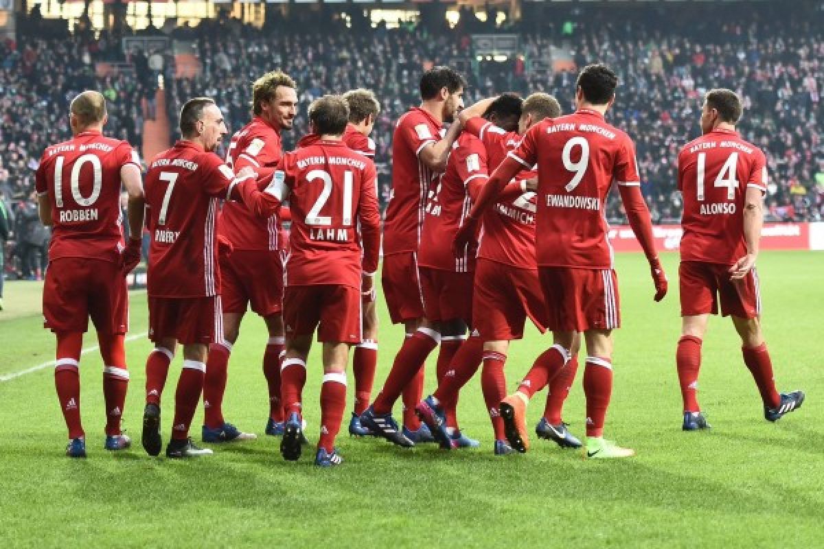 Muenchen mantapkan posisi di puncak klasemen Bundesliga