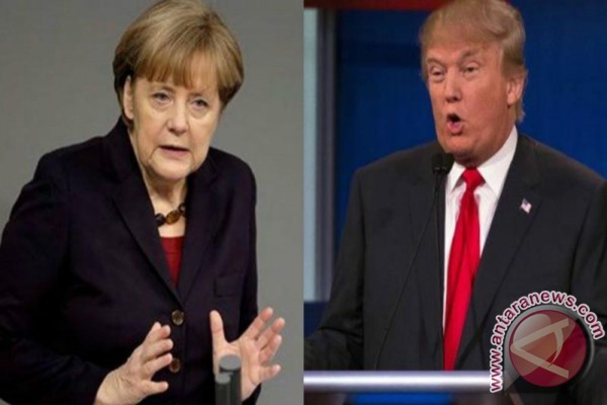 Merkel-Trump sepakat anggota NATO berbagi beban