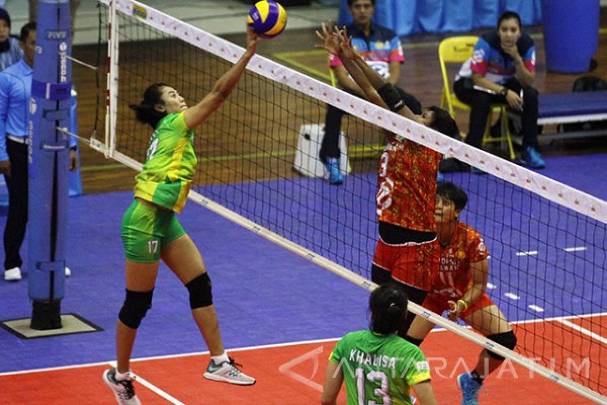 Putri Pertamina Energi Tundukkan Bank BJB Pakuan 3-1