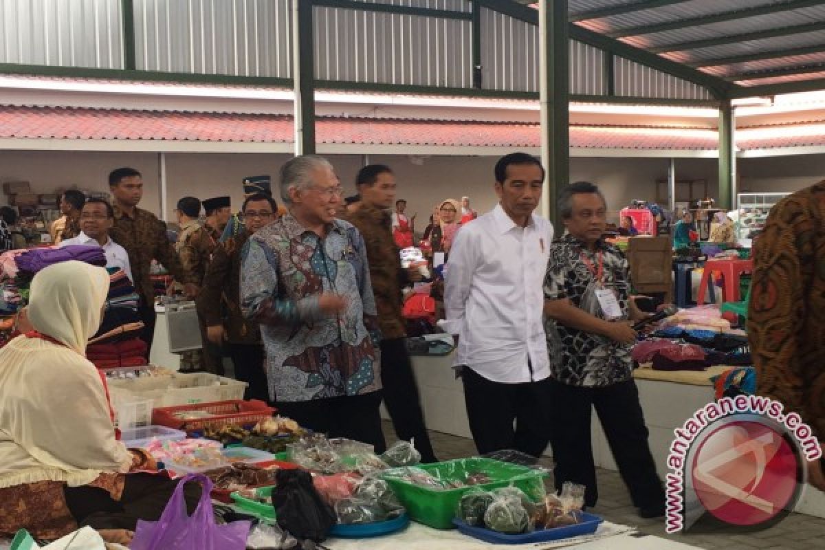 Presiden Jokowi tak ingin pasar kalah dengan mall