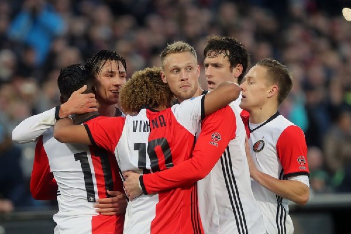 Hasil dan klasemen Eredivisie, Feyenoord kokoh di puncak