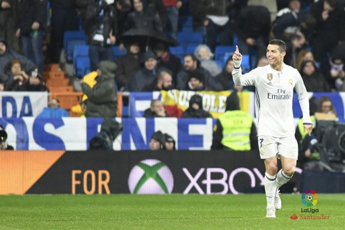 Ronaldo amankan hasil imbang Real dengan Las Palmas