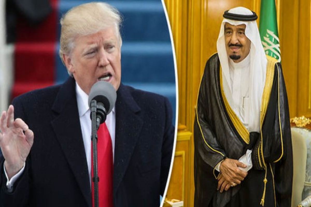 Trump, Saudi King agree to support creating safe zones in Syria, Yemen