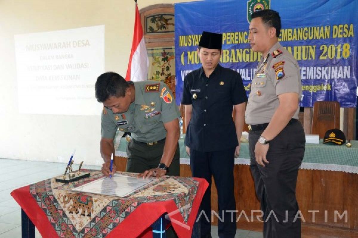 Dandim-Kapolres Trenggalek Dukung Program 