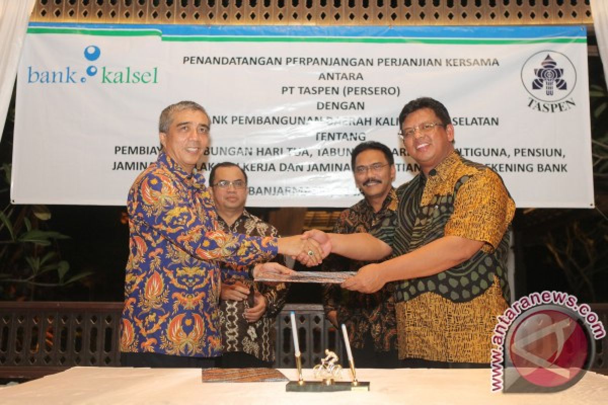 Bank Kalsel dan PT Taspen Perpanjang Kerjasama