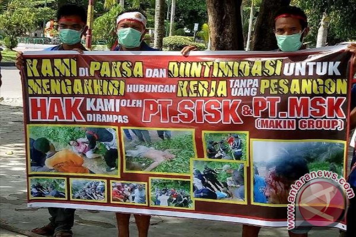 7 Hari Mogok Makan, Walhi Dukung Aksi Buruh Grup Makin