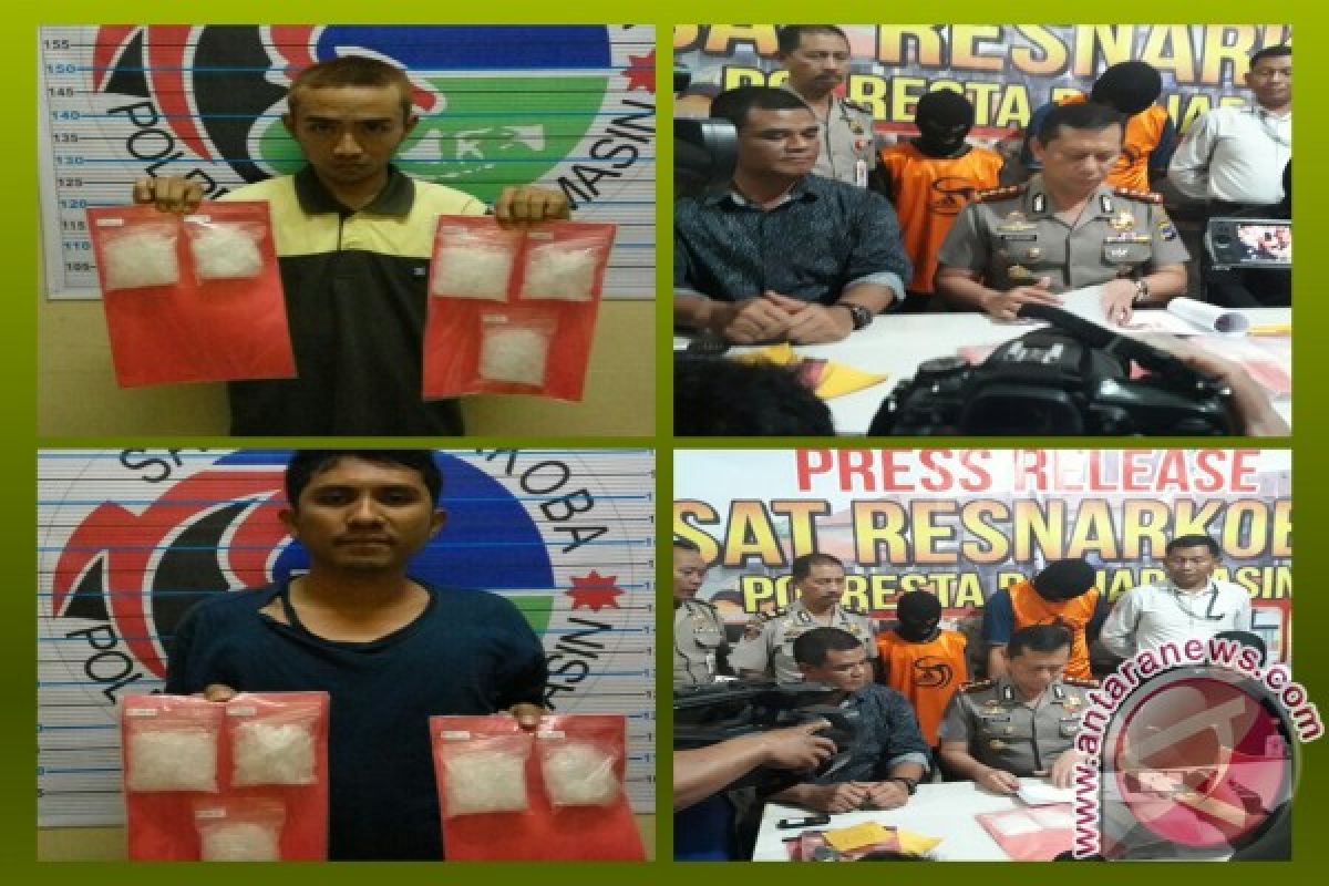 Polresta Banjarmasin Gagalkan Peredaran Sabu-sabu Setengah Kilogram 