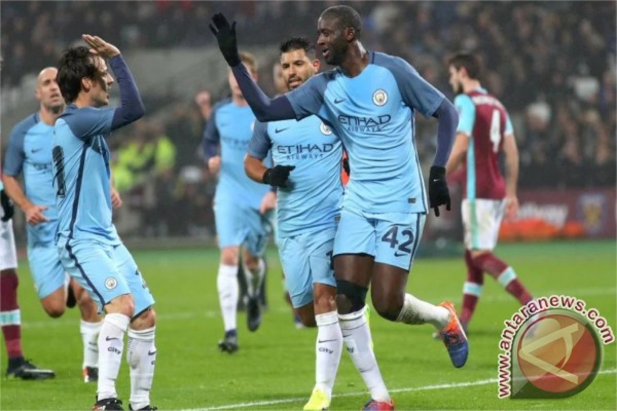 City Kalahkan West Ham, MU Tertahan