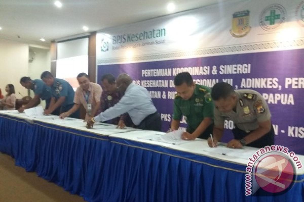 Pimpinan instansi kesehatan di Papua teken PKS JKN