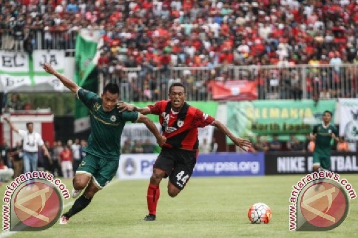 Persipura belum beruntung lawan PSS Sleman