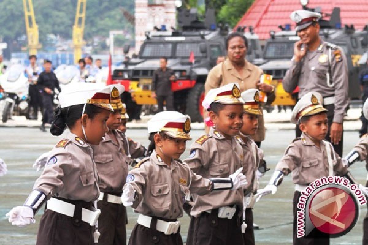 Polisi Kenalkan Aturan Lalu Lintas Sejak Dini 