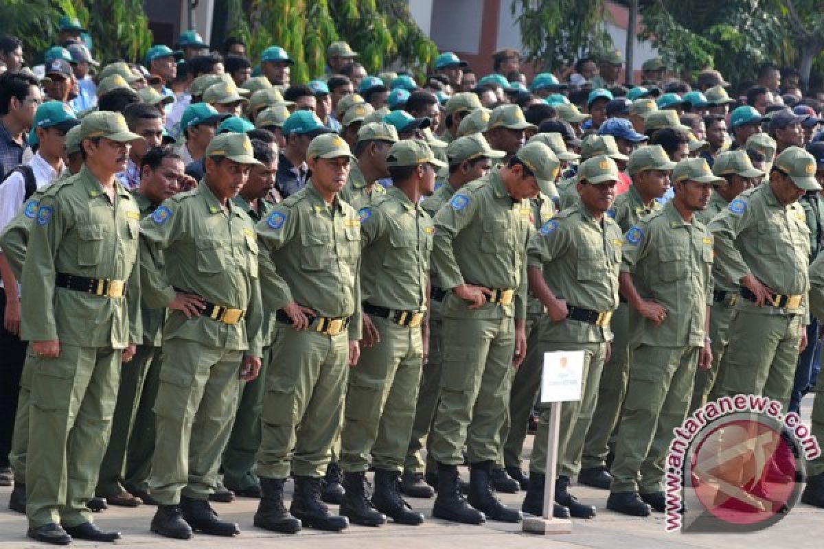 Apel Kesiapan Linmas Amankan Pilkada Aceh