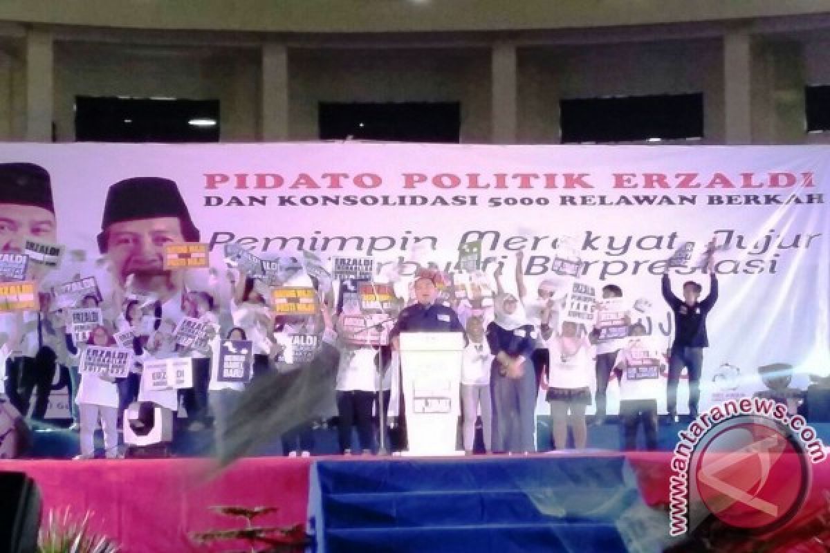 Erzaldi Unggul di TPS Hidayat Arsani