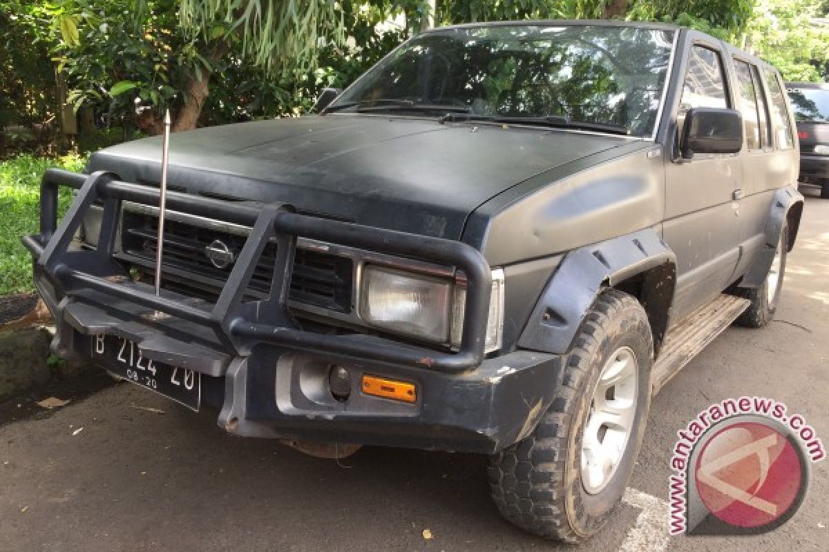 Penampakan mobil yang diamankan dari depan rumah SBY