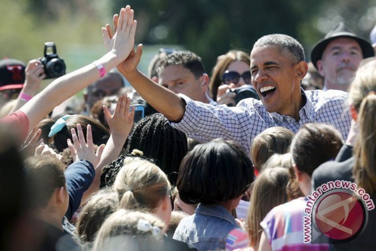 Menjadi mantan, Obama hidup santai dengan belajar 'kiteboard'