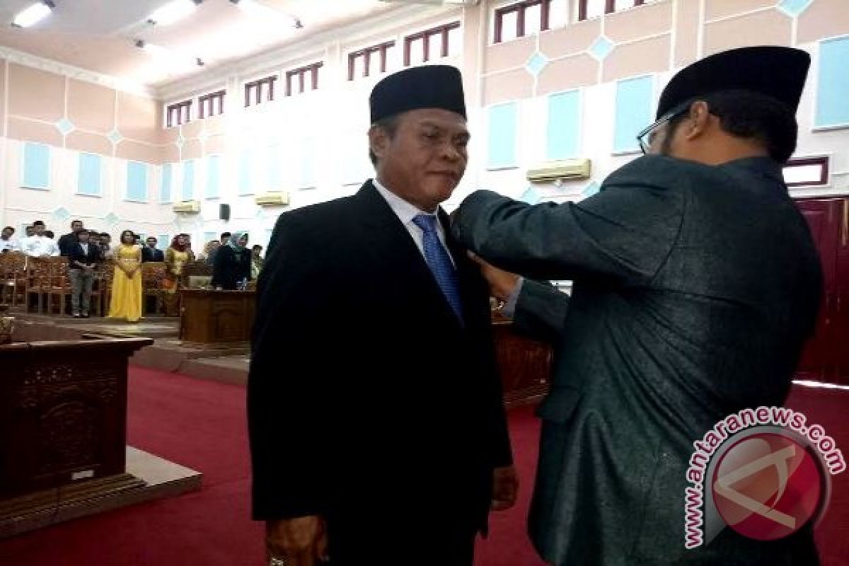 PAW, Agus Peternady Dilantik Jadi Anggota DPRD Pulpis