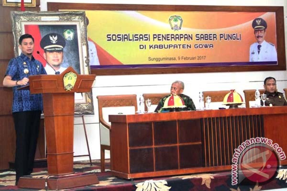 Pemkab Gowa Sosialisasikan Saber Pungli Ke ASN