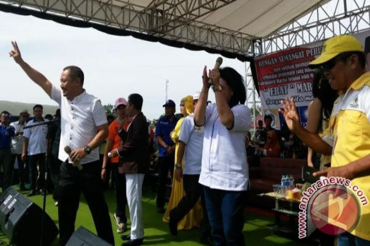 "ERAT" Unggul Sementara Pilkada Barito Selatan 