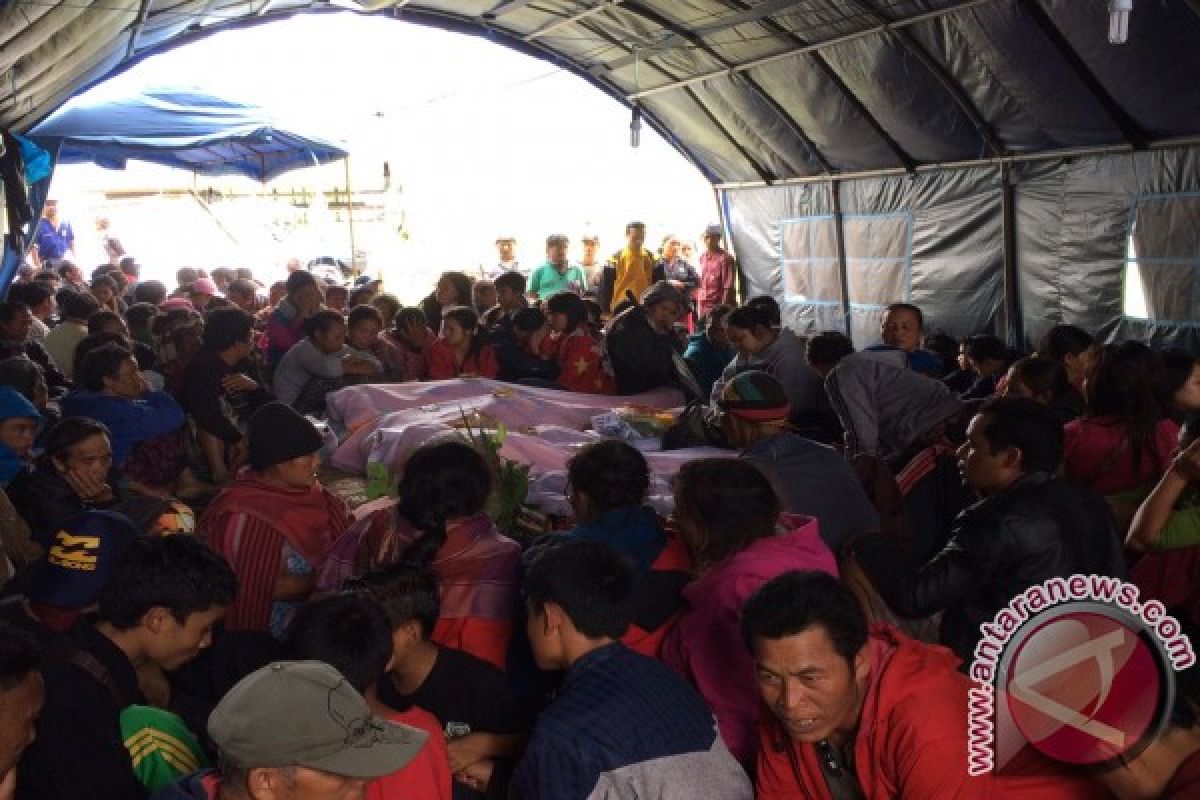 BPBD Bali Bangun Tenda Pengungsian Kintamani