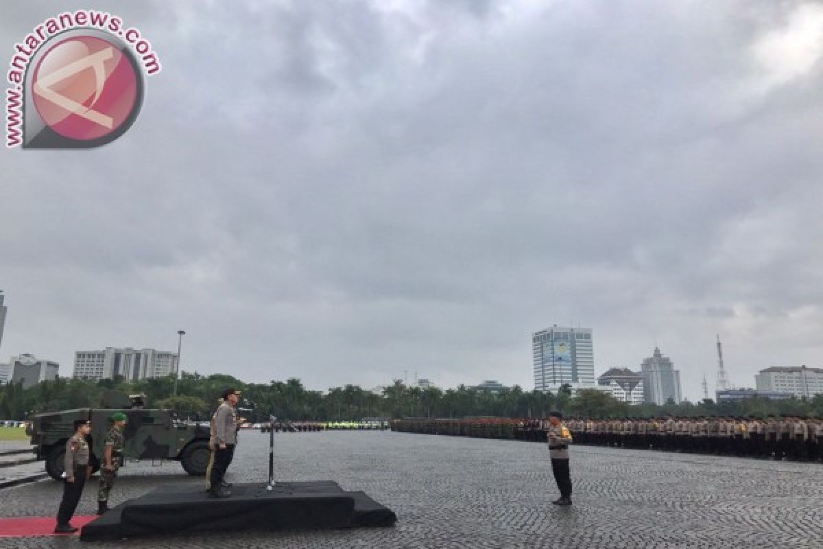 Apel kesiapsiagaan pilkada serentak digelar di Monas