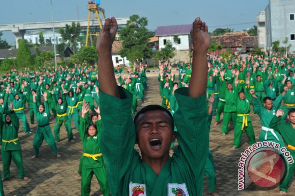 Latihan bersama Yongmoodo Kodam II Sriwijaya