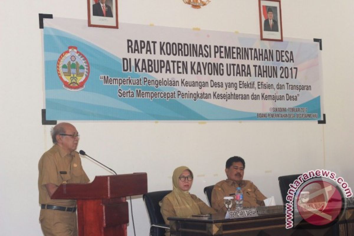 Bupati Ingatkan Kades se-KKU Mawas Diri